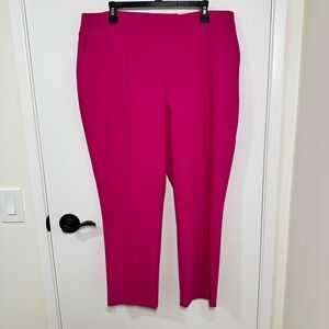 Rachel Zoe Pink Ankle Cropped Pants with Sleek Fit